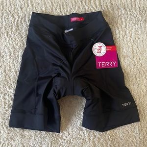 Terry cycling shorts